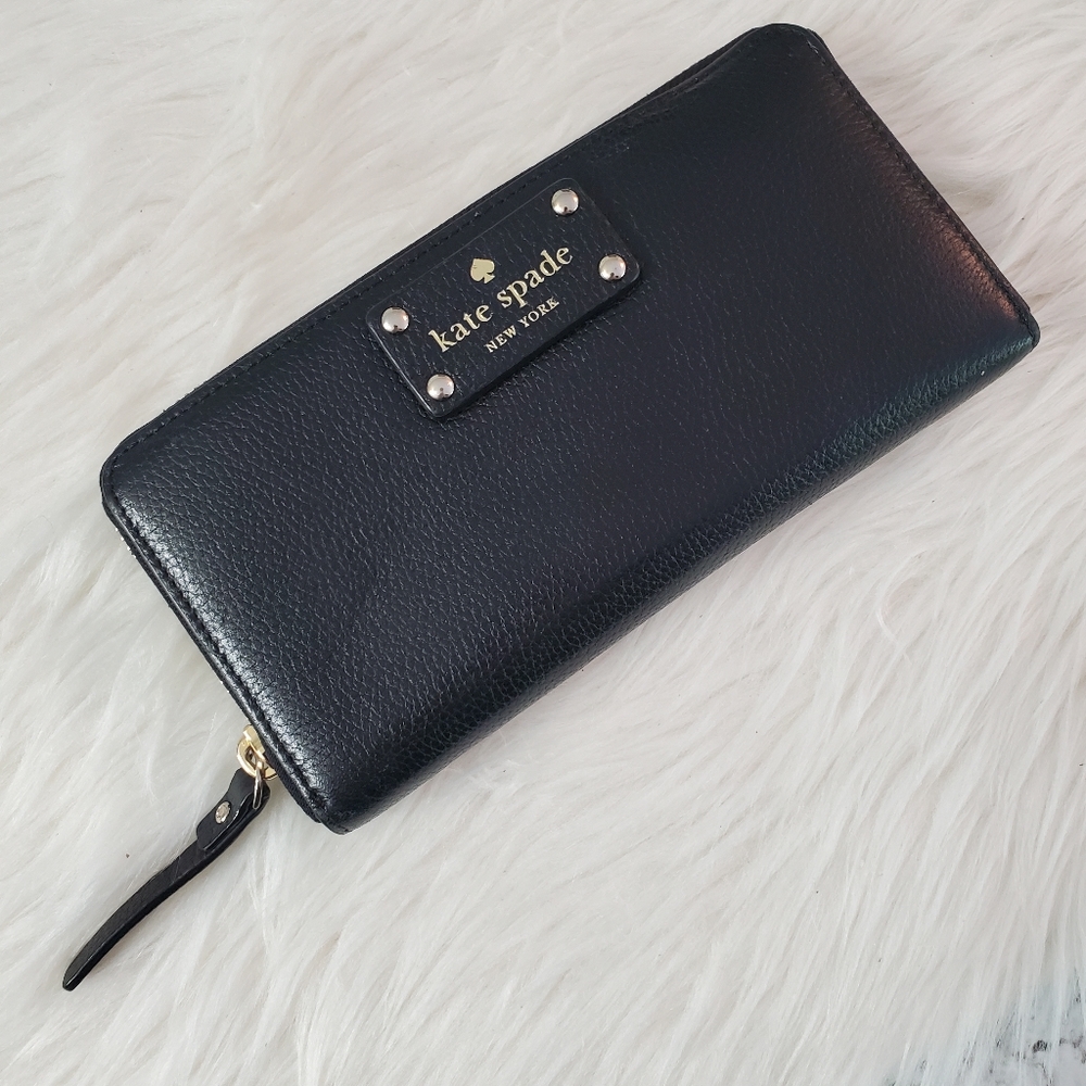 Kate Spade Wellesley Neda wallet black leather